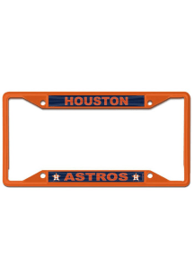 Houston Astros Color Metal License Frame