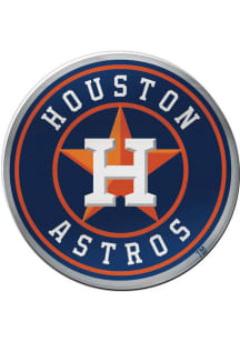 Houston Astros Metallic Car Emblem - Red