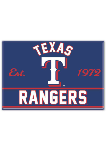 Texas Rangers 2.5inx3.5in Metal Magnet