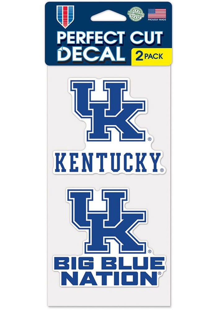 Kentucky Wildcats Vinyl Decal - Blue/White UK Sticker For Car, Window, Laptop