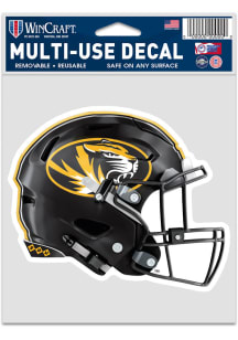 Missouri Tigers 3.75x5 Helmet Auto Decal - Gold
