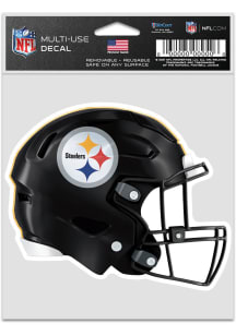 Pittsburgh Steelers 3.75x5 Helmet Auto Decal - Yellow