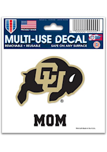Colorado Buffaloes 3x4 Mom Auto Decal - Gold