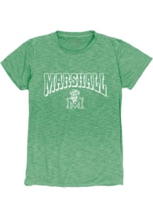 Marshall Thundering Herd Womens Kelly Green Faceoff Short Sleeve T-Shirt