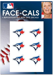 Toronto Blue Jays 6pk Face Tattoo