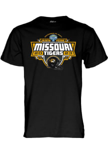 Missouri Tigers Black 2023 Cotton Bowl Bound Short Sleeve T Shirt