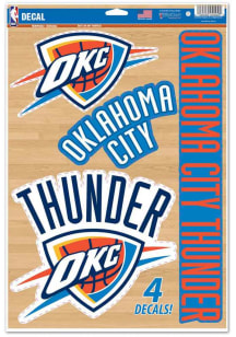 Oklahoma City Thunder Multi Use Auto Decal - Blue