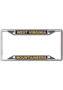 West Virginia Mountaineers Printed License Plate Frame - Navy Blue