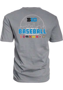 Big Ten 2024 Big 10 Baseball Tournament Short Sleeve T Shirt - Charcoal