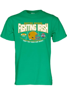 Notre Dame Fighting Irish Kelly Green 2023 Tony The Tiger Sun Bowl Short Sleeve T Shirt
