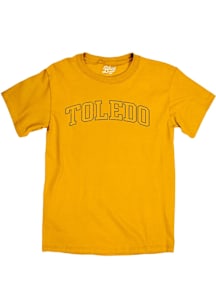 Blue 84 Toledo Rockets Gold Arch Name Short Sleeve T Shirt