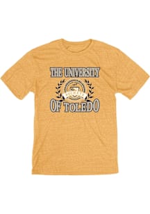 Blue 84 Toledo Rockets Gold Golden Laurels Short Sleeve Fashion T Shirt