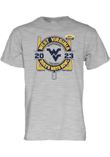 West Virginia Mountaineers Grey 2023 Dukes Mayo Bowl Short Sleeve T Shirt