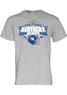 Kentucky Wildcats Grey 2023 TaxSlayer Gator Bowl Short Sleeve T Shirt