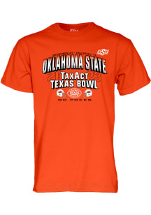 Oklahoma State Cowboys Orange 2023 TaxAct Texas Bowl Short Sleeve T Shirt