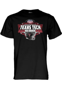 Texas Tech Red Raiders Black 2023 Independence Bowl Bound Short Sleeve T Shirt