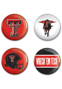 Texas Tech Red Raiders 4 Pack Button