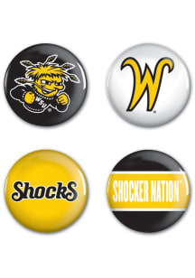 Wichita State Shockers 4 Pack Button