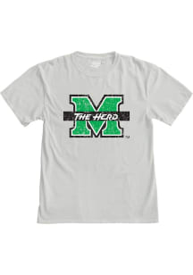 Marshall Thundering Herd Grey Juniors Mascot Short Sleeve T Shirt