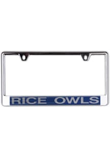 Rice Owls Inlaid License Frame