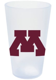 White Minnesota Golden Gophers Silicone Icicle Pint Glass