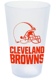 Cleveland Browns Silicone Icicle Pint Glass - White