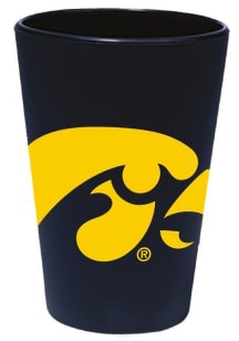 Black Iowa Hawkeyes Silicone Team Color Shot Glass