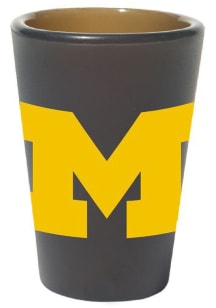 Grey Michigan Wolverines Silicone Team Color Shot Glass