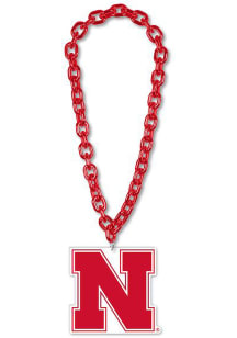 Red Nebraska Cornhuskers Big Chain Spirit Necklace