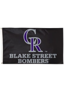 Colorado Rockies 3x5 Slogan Purple Silk Screen Grommet Flag