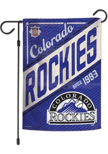 Colorado Rockies Cooperstown 12x18 2Sd Garden Flag