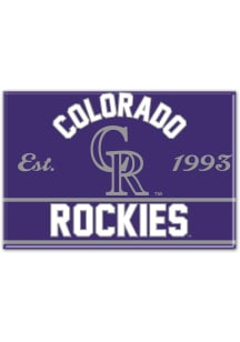Colorado Rockies 2.5x3.5 Metal Magnet