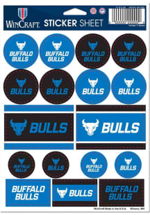 Buffalo Bulls 5X7 Vinyl Sticker Auto Decal - Blue