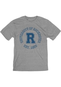 Rochester Yellowjackets Grey Circle Logo Short Sleeve Fashion T Shirt