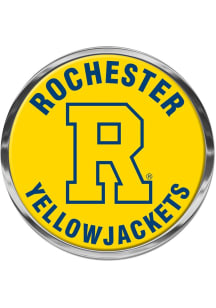 Rochester Yellowjackets Domed Car Emblem - Yellow