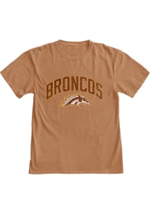 Western Michigan Broncos Therese Short Sleeve T Shirt - Brown