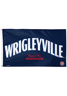 Chicago Cubs 3x5 city connect Silk Screen Grommet Flag - Blue