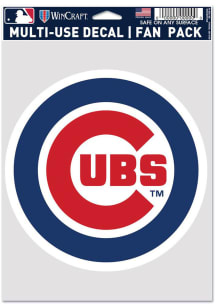 Chicago Cubs 5x8 Fan Auto Decal - Blue