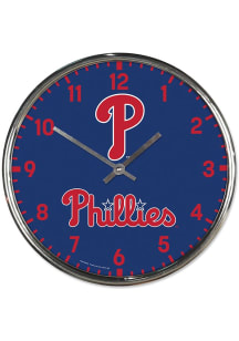 Philadelphia Phillies Chrome Wall Clock