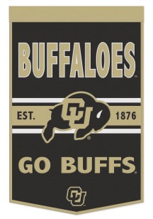 Colorado Buffaloes 28X38 Slogan Banner Banner