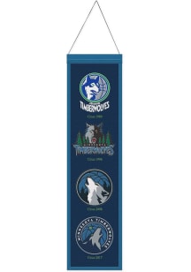 Minnesota Timberwolves 8x32 Evolution Banner - Blue
