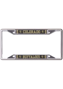Colorado Buffaloes Printed Metallic License Frame