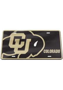 Colorado Buffaloes Acrylic Car Accessory License Plate