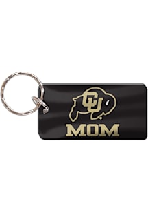 Colorado Buffaloes Mom Souvenir Keychain - Gold