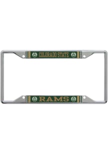 Colorado State Rams Printed Metallic License Frame
