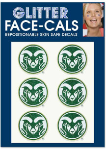 Colorado State Rams 6pk Glitter Tattoo