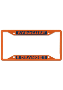 Syracuse Orange Black License Frame