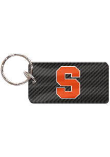 Syracuse Orange Carbon Rectangle Keychain