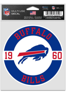 Buffalo Bills 3.75x5 Patch Auto Decal - Blue