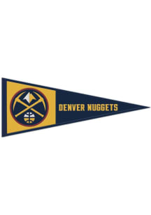 Denver Nuggets 13x32 Primary Logo Pennant - Navy Blue